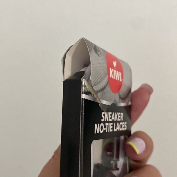 New-Kiwi- no tie shoe laces white- one pair - Picture 3 of 3